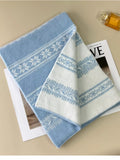 Snowflake Knitted Winter Scarf