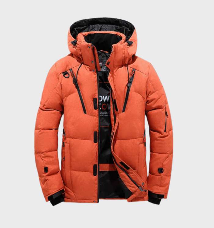 Warm Waterproof Men's Winter Parka Coat