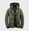 Warm Insulated Men's Winter Parka Coat