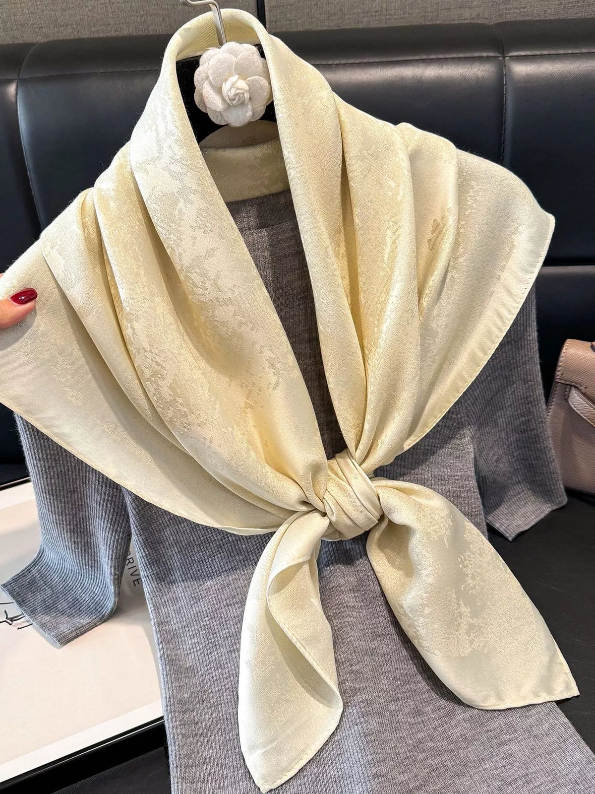 Lightweight Silky Square Scarf
