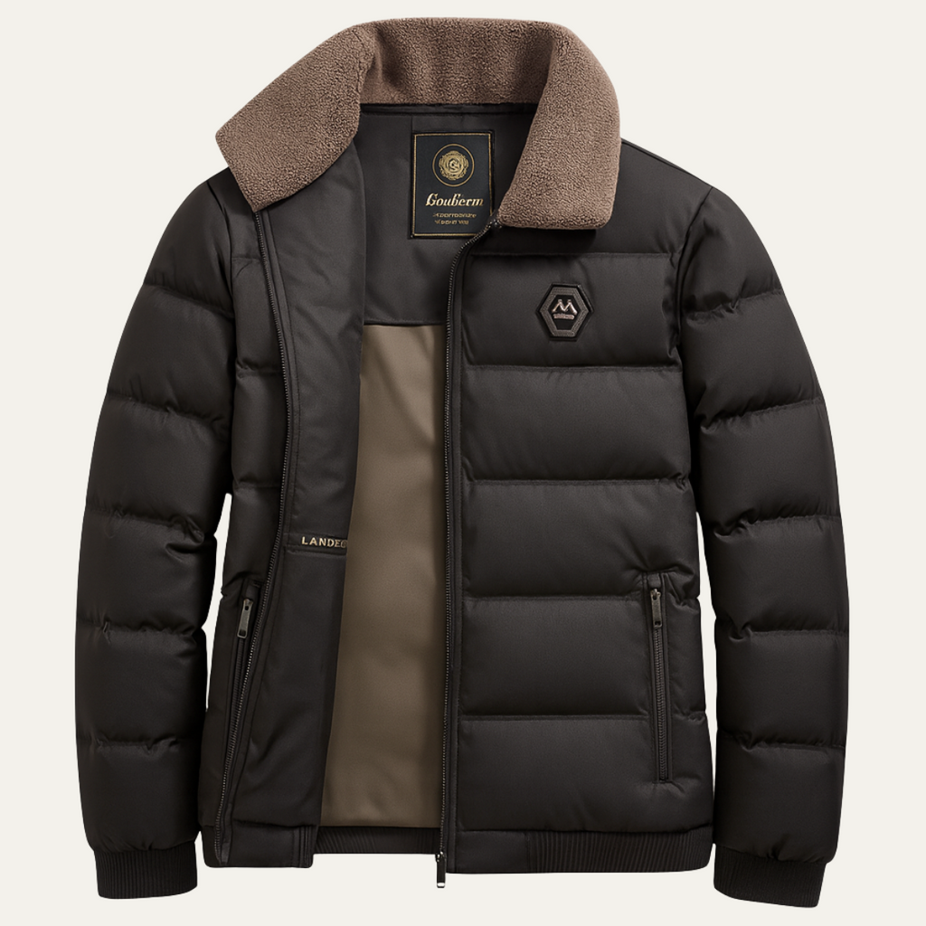 Insulated Mens Thermal Quilted Winter Parka Jacket
