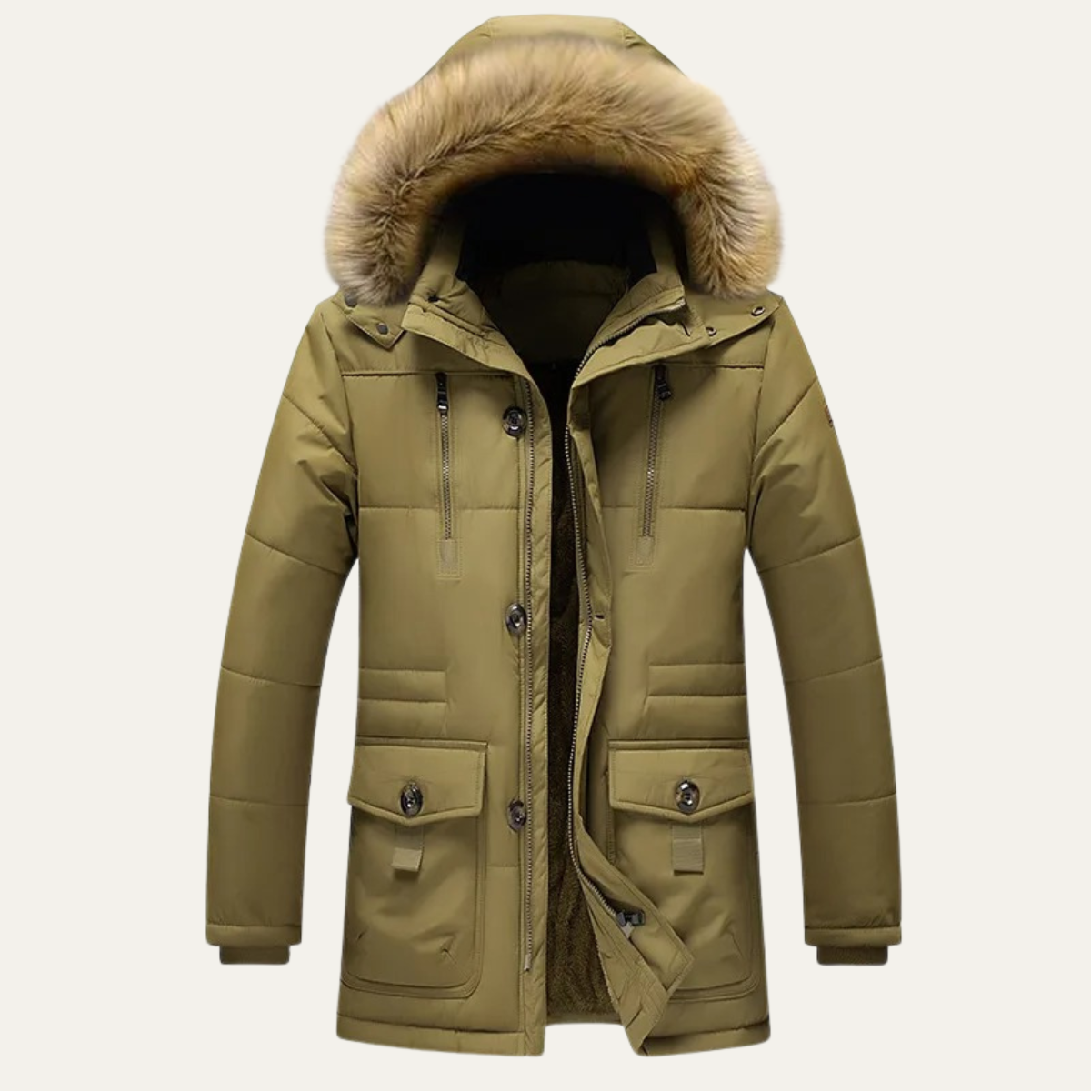 Waterproof Insulated Men's Down Parka Coat