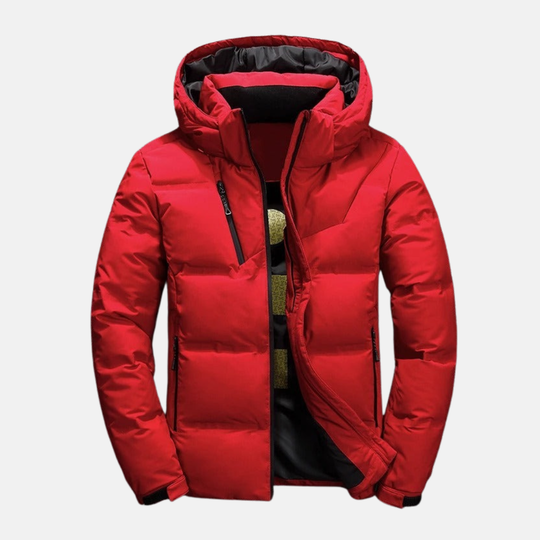 Warm Hooded Down Puffer Jacket