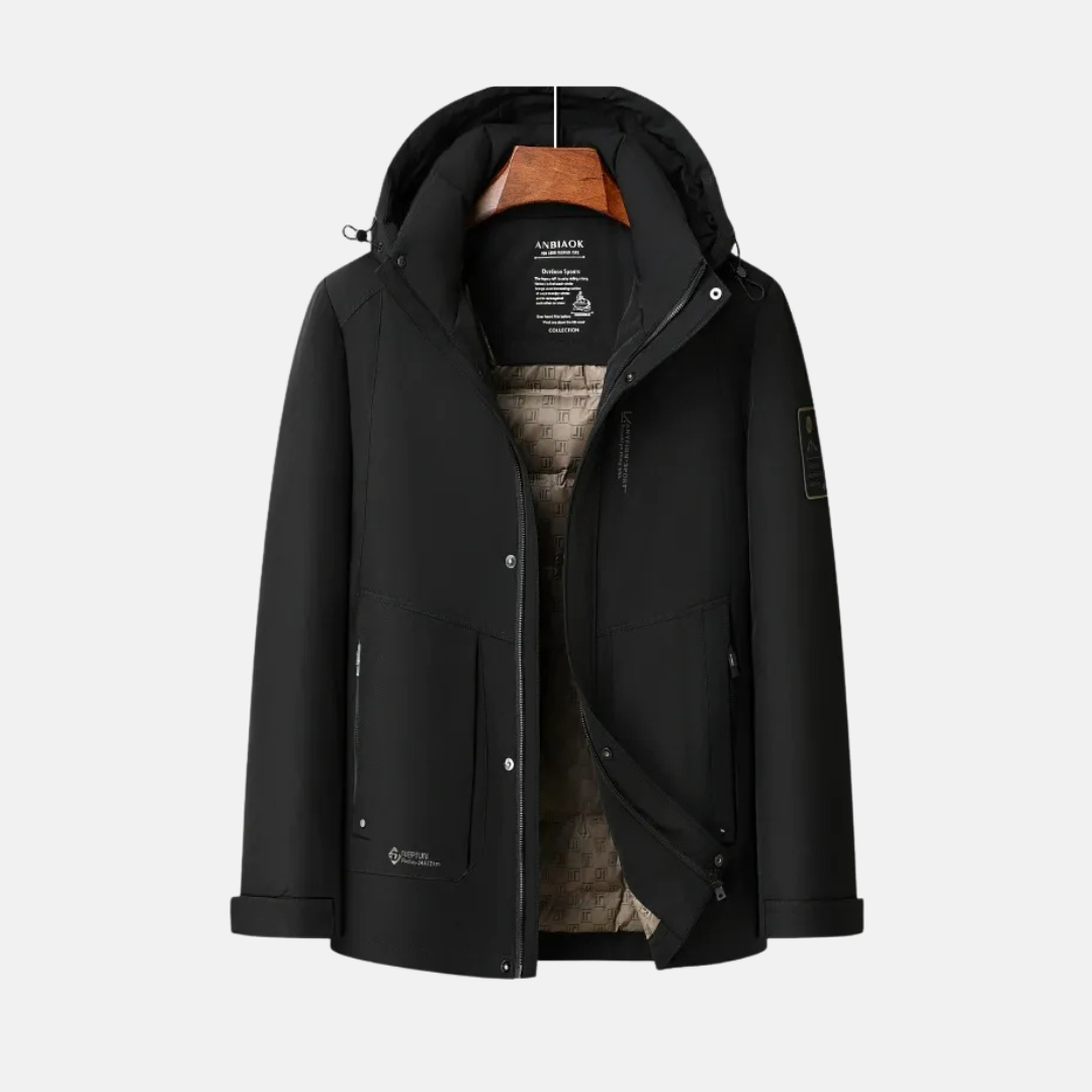 Warm Padded Hooded Down Coat