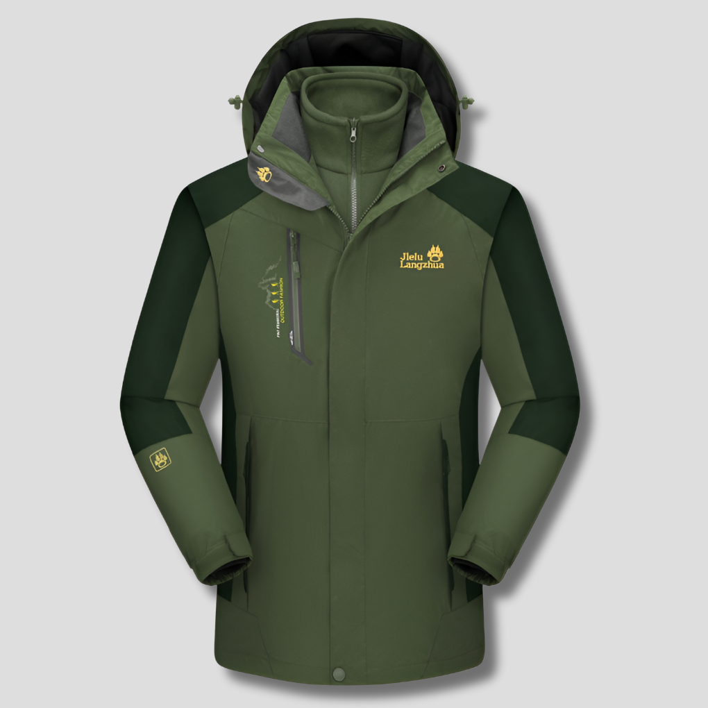 Waterproof 3-in-1 Snow Jacket Insulated Winter Coat
