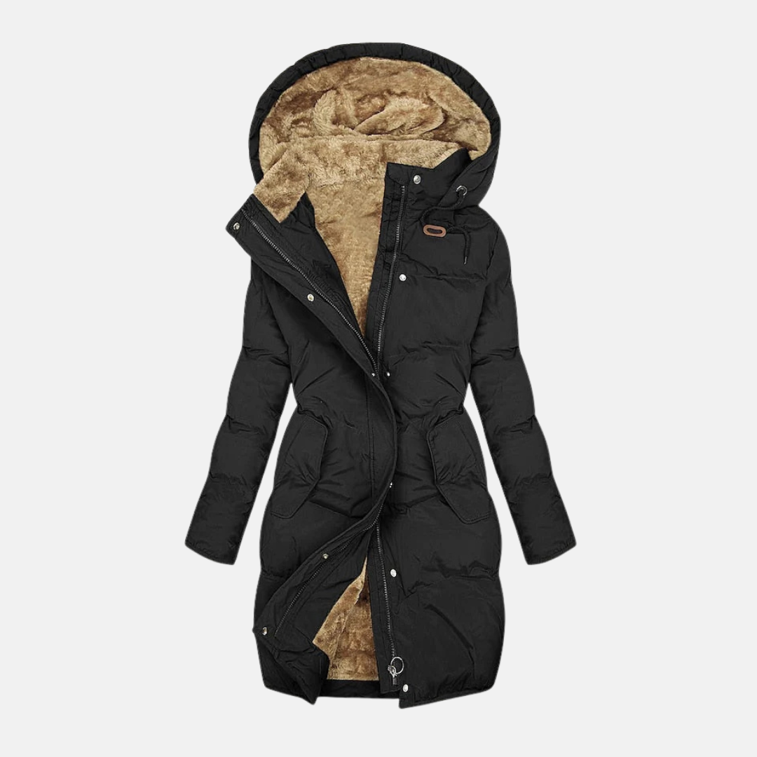 Warm Fleece Puffer Parka Coat