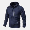 Casual Fit Hoodie Jacket with Zipper Front Closure