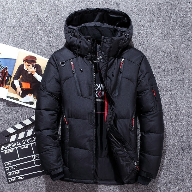 Warm Waterproof Men's Insulated Parka Coat