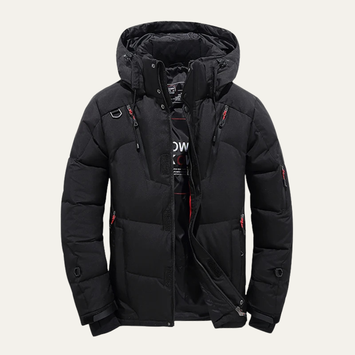 Warm Waterproof Men's Winter Parka Jacket with Hood