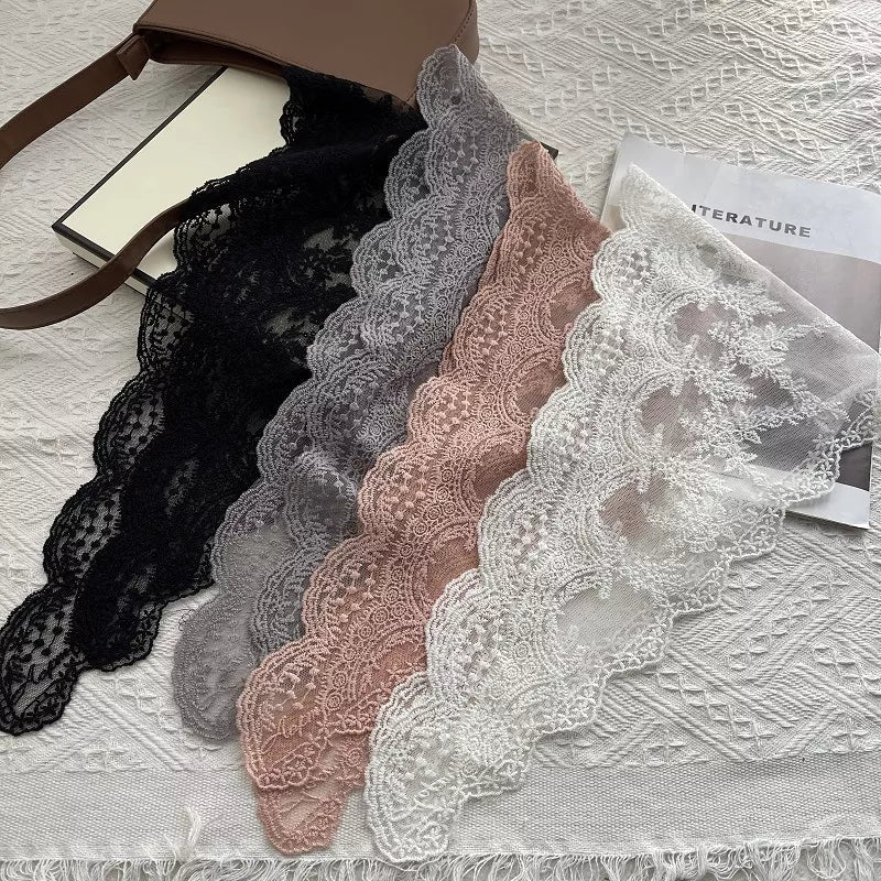 Elegant Lace Sheer Scarf