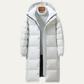 Warm Men's Black Down Parka Jacket
