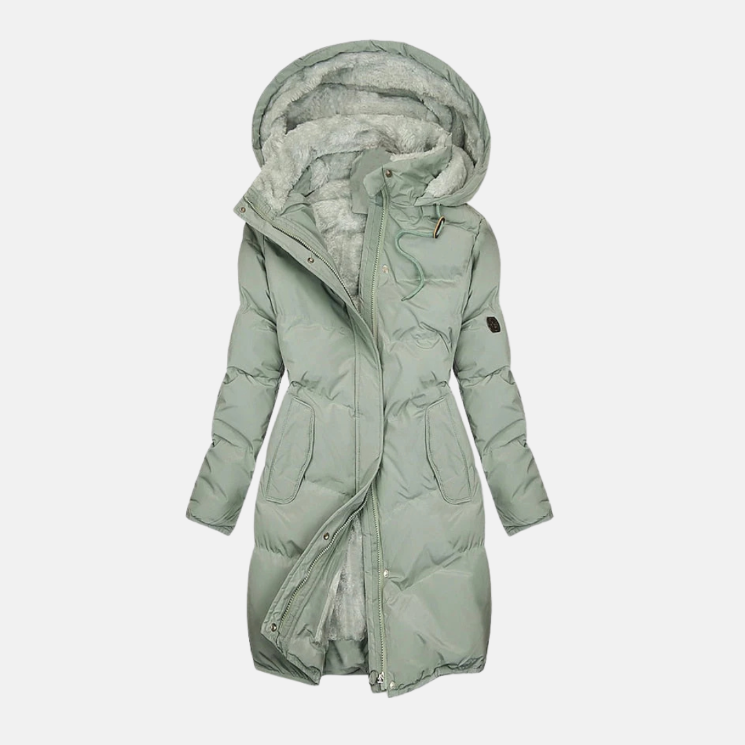 Warm Fleece Puffer Parka Coat