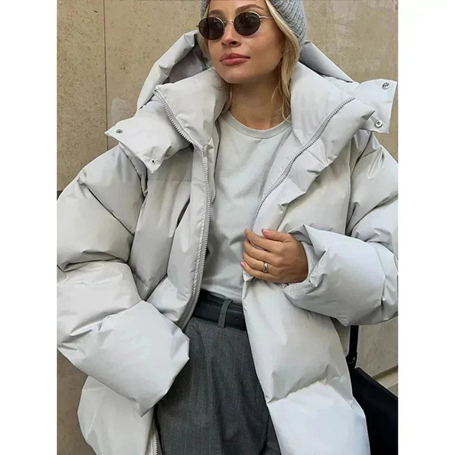 Warm Women's Padded Parka Jacket