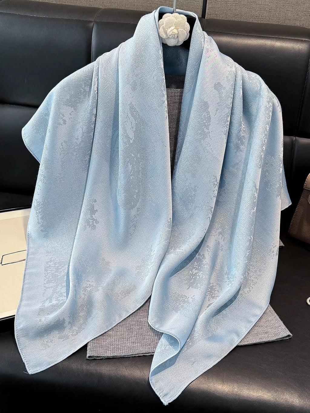 Lightweight Silky Square Scarf