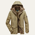 Warm Men's Hooded Fleece Winter Coat