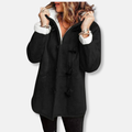 Soft Hooded Winter Duffle Coat