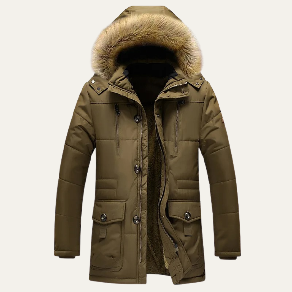 Waterproof Insulated Men's Down Parka Coat