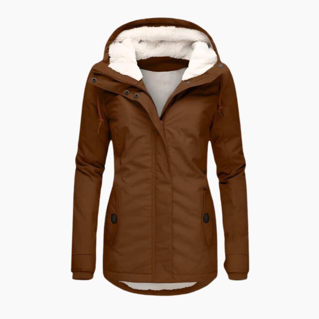 Insulated Ladies Snow Jacket with Thermal Filling