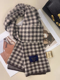 100% Wool Plaid Scarf