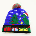 Cozy Christmas Jacquard Knit Beanie | Warm Winter Hat