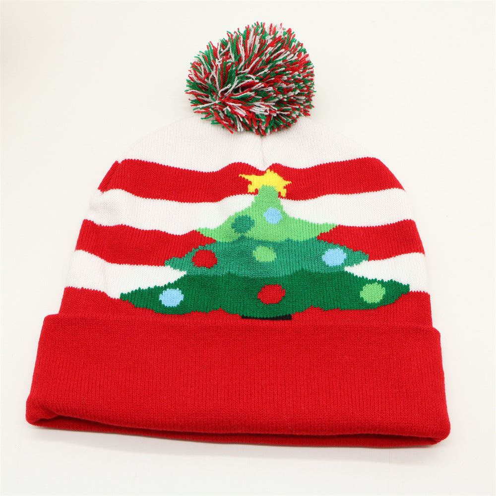 Cozy Christmas Jacquard Knit Beanie | Warm Winter Hat