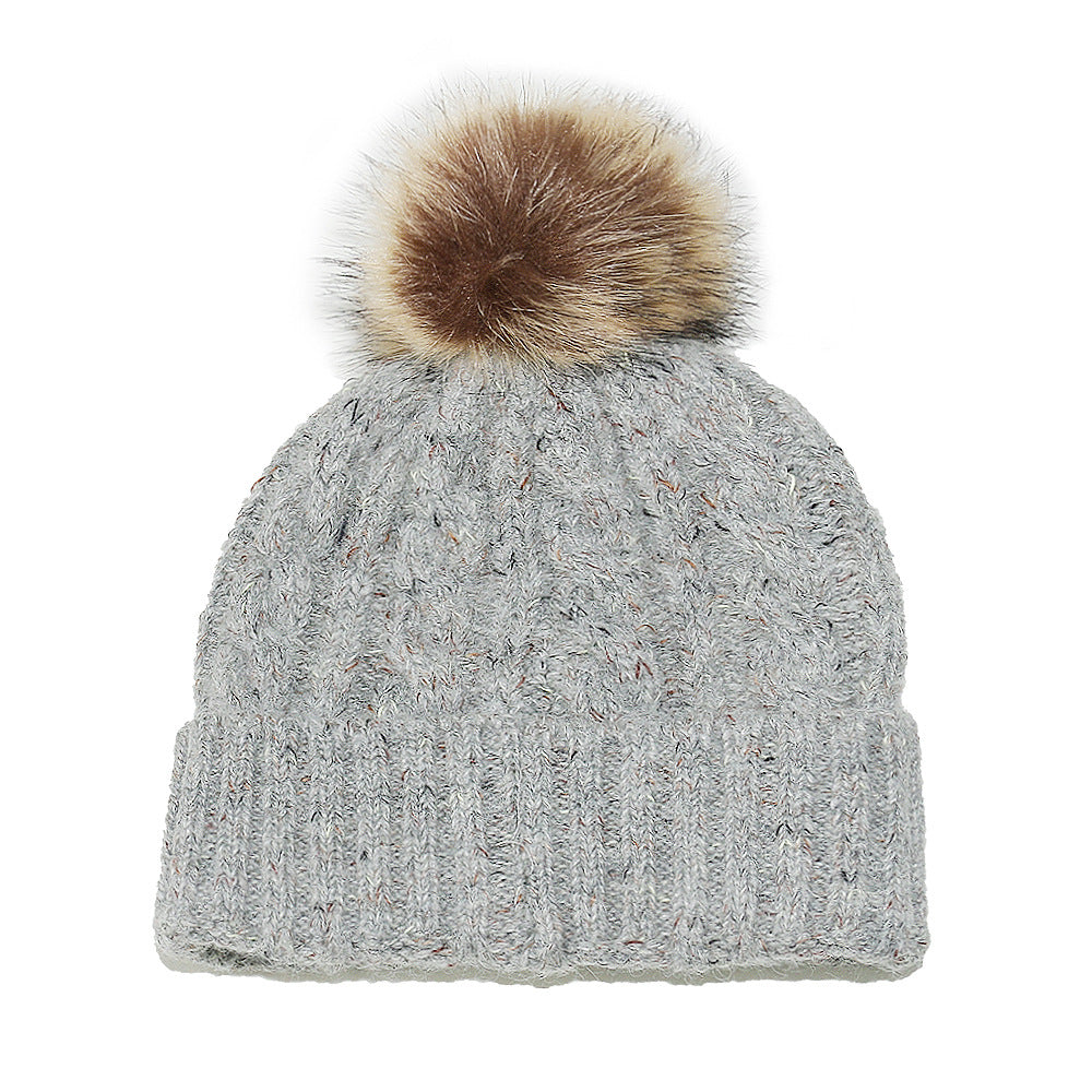 Cozy Cable Knit Beanie with Pom-Pom | Winter Warmth