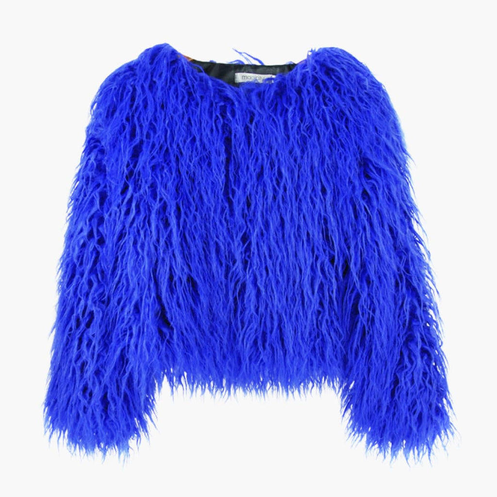 Luxurious Faux Fur Long Sleeve Winter Coat