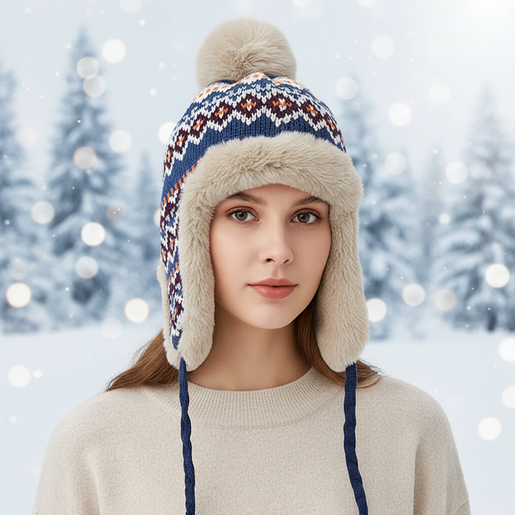 Warm Beanie with Earflaps - SnugHat