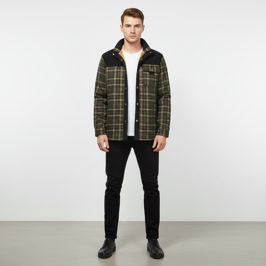 Quilted Plush Winter Coat