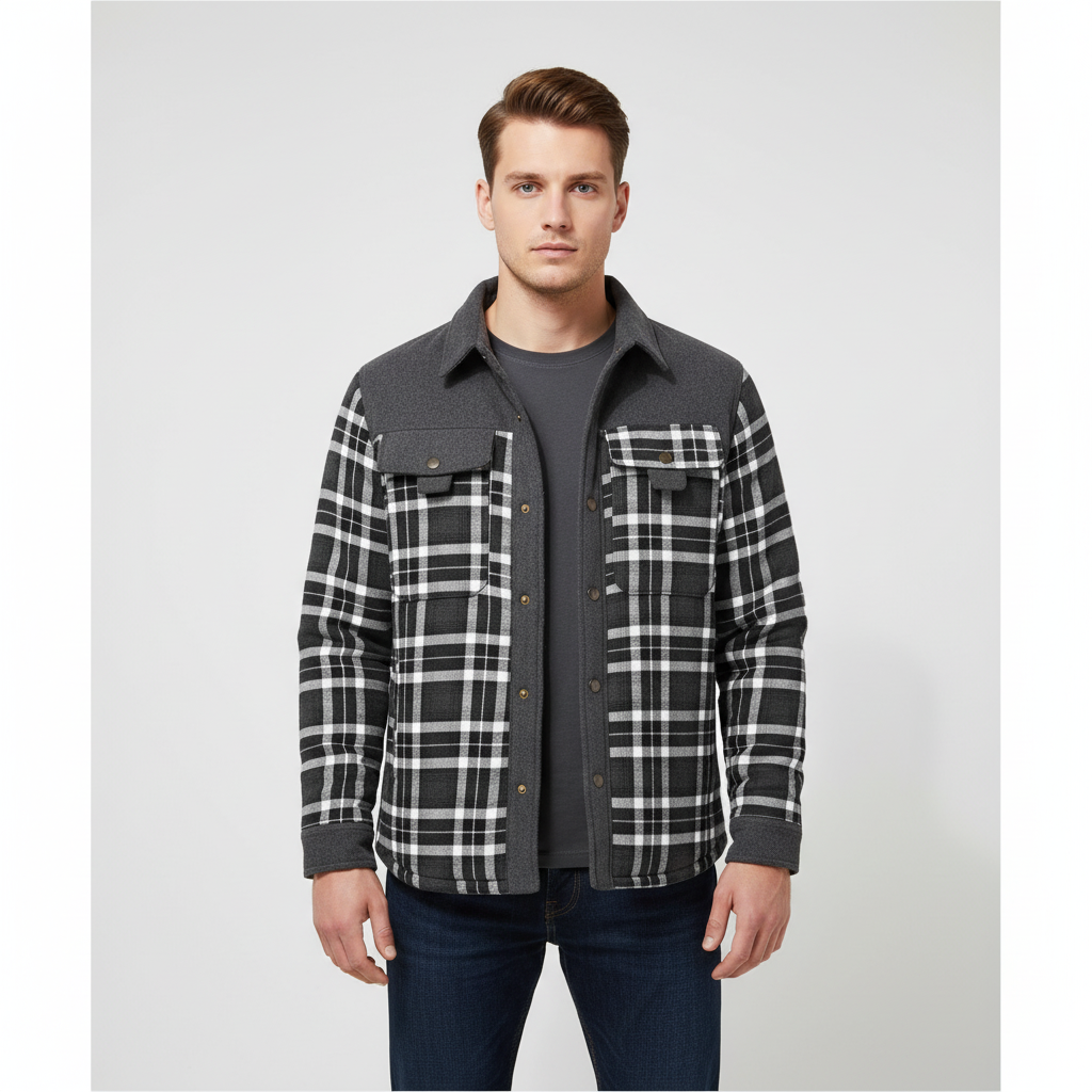 Quilted Plush Winter Coat