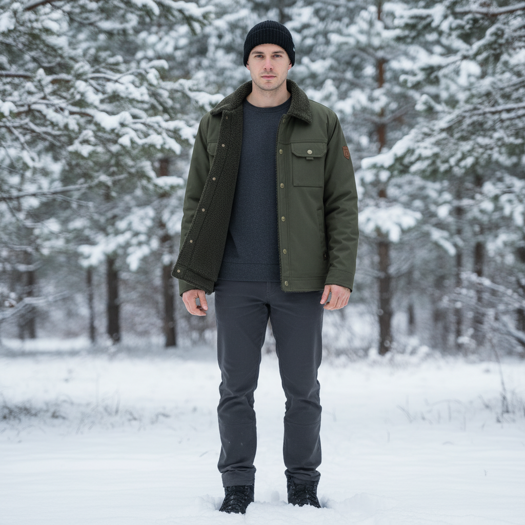 Warm Winter Parka Coat