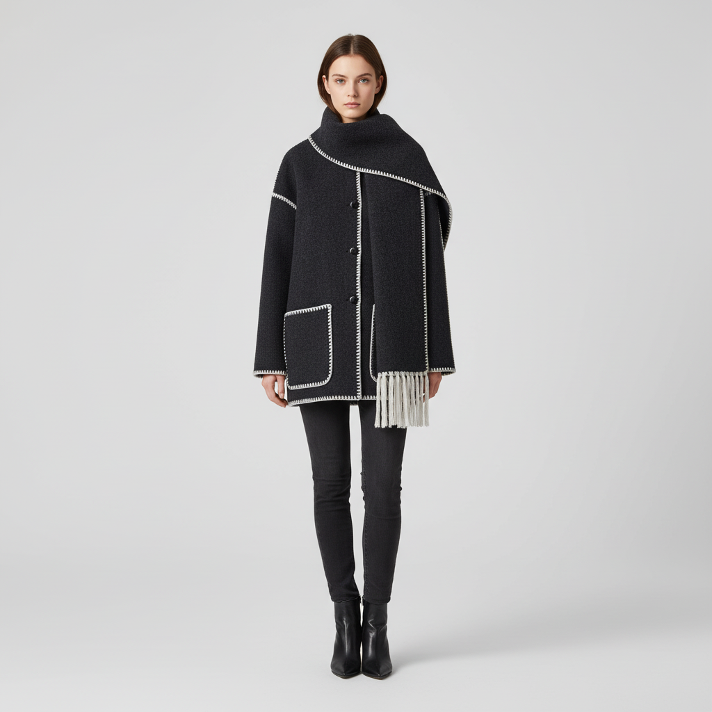 Warm Women's Wool Winter Coat