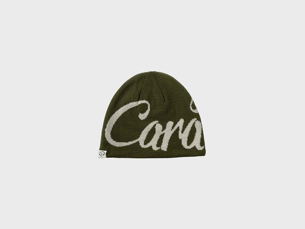 Pandaize Reversible Knit Beanie – Unisex Letter Jacquard Winter Hat, Hip-Hop Skateboard Style, Warm & Soft Cap with Ear Protection
