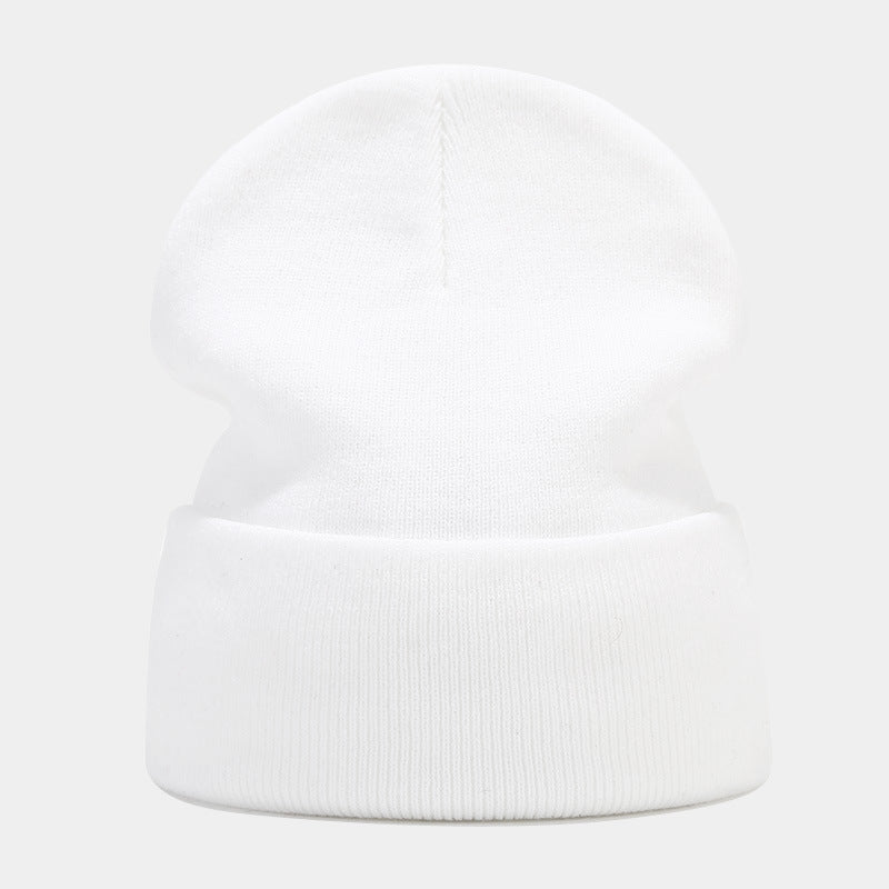 High-Quality Knit Beanie for Men and Women - Stylish Outdoor Cold Hat for Fall/Winter, Solid Color, Trendy Warmth, Light Layers Hat