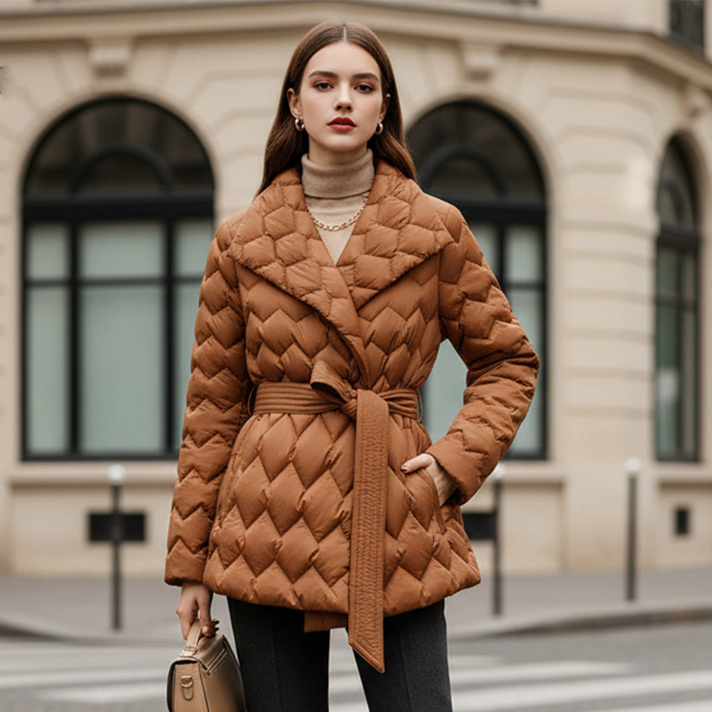Classic Fit Quilted Winter Coat