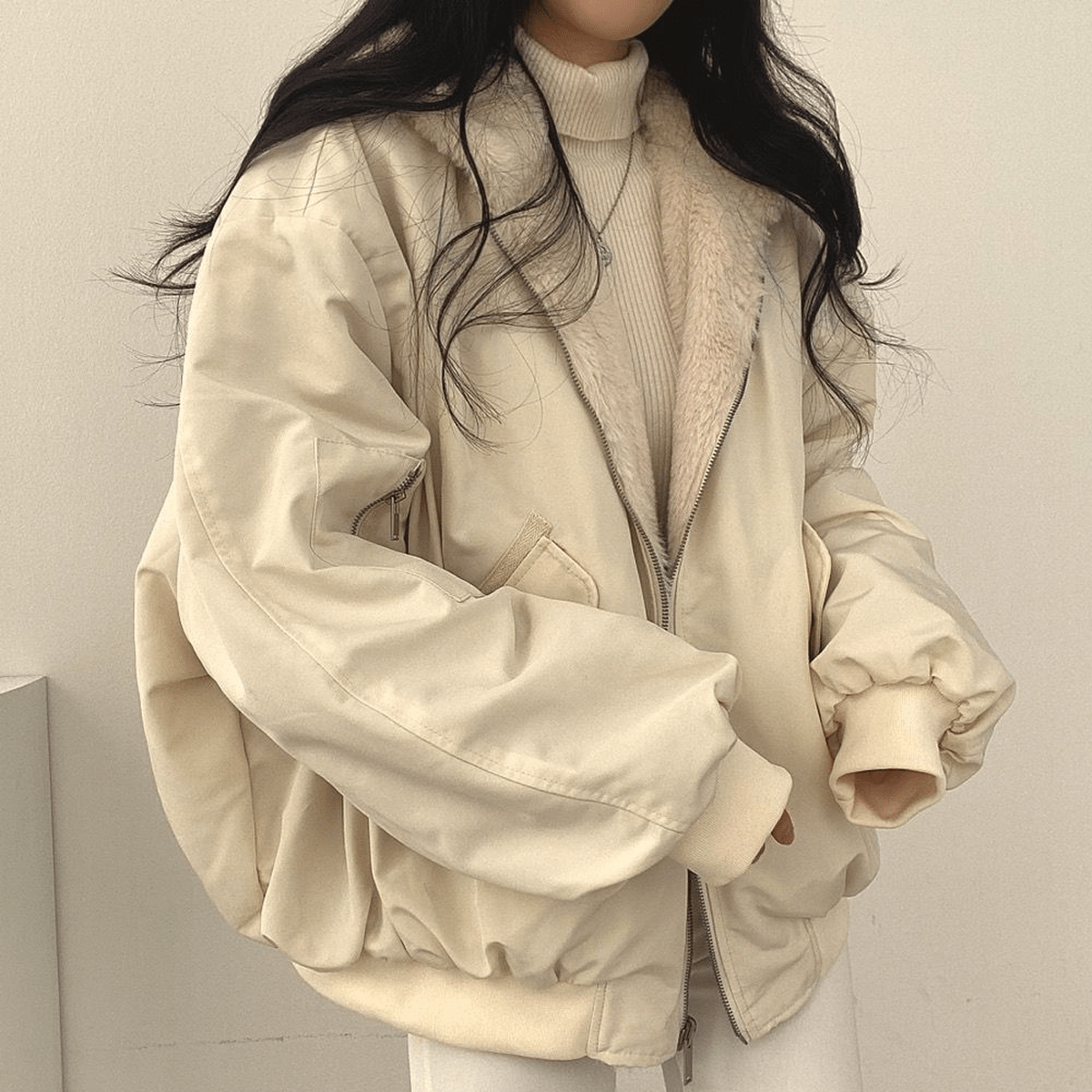 Warm Women's Reversible Hooded Parka Coat