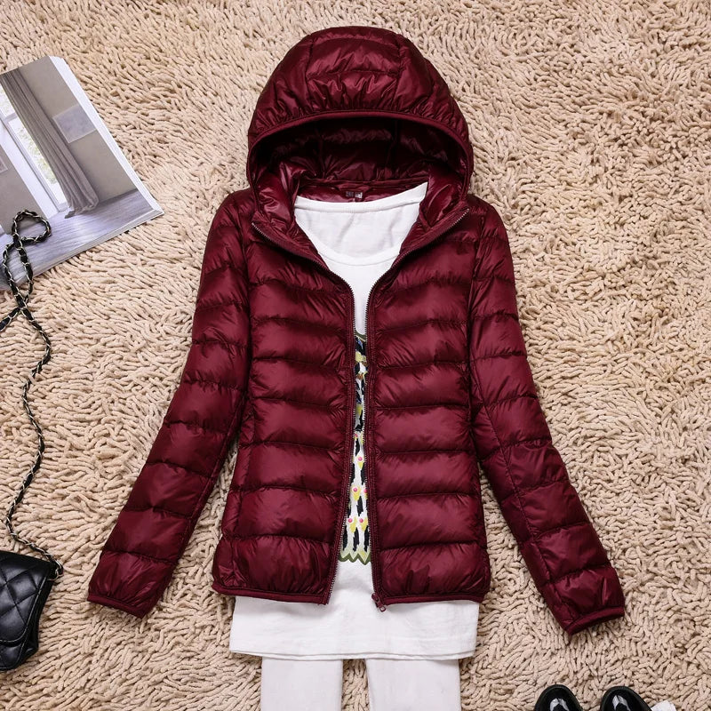 Warm Quilted Hooded Winter Jacket