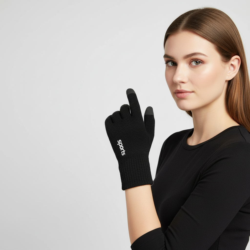 Warm Touchscreen Gloves Fleece Lining