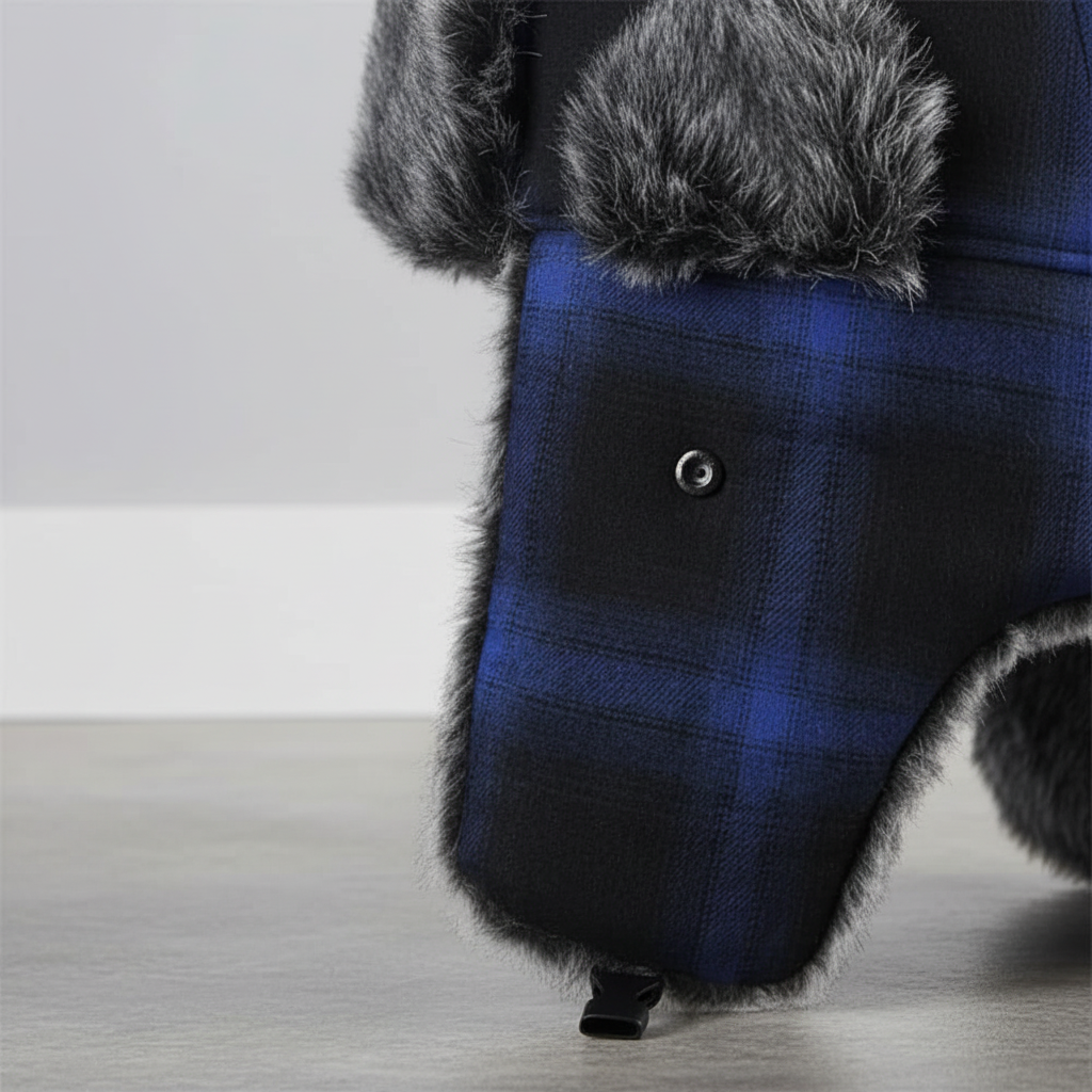 Warm Fleece Trapper Hat with Earflaps