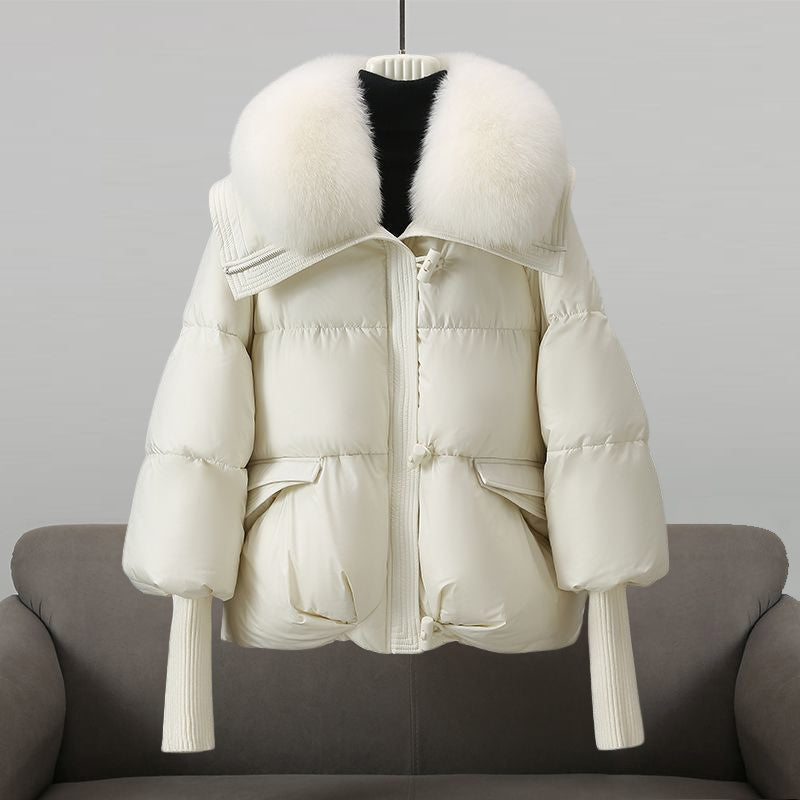 Cozy Faux Fur Hooded Winter Jacket for Women