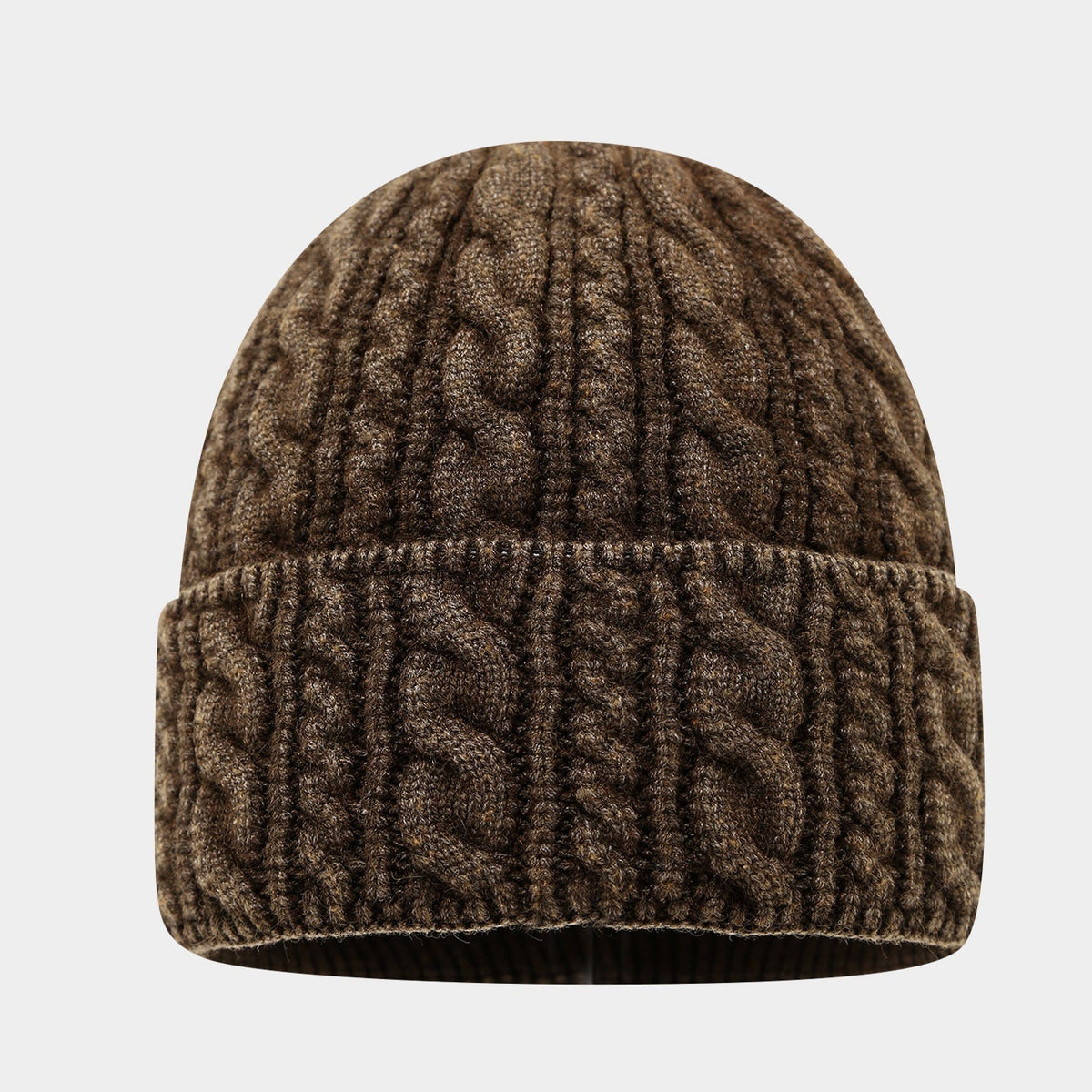 Warm Twist Knit Beanie - Cozy Unisex Winter Hat