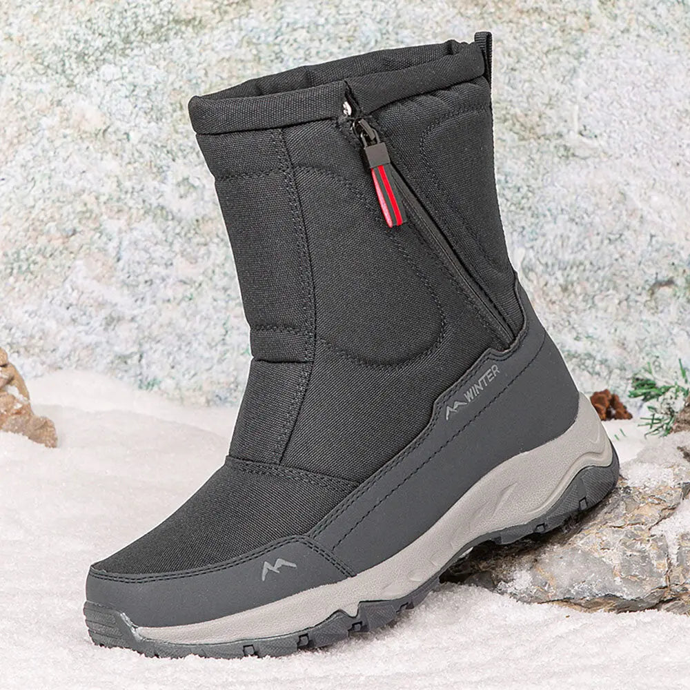 Insulated Warm Women's Snow Boots - Waterproof & Grip Soles