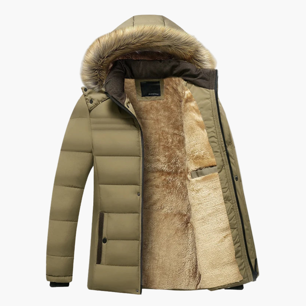 Warm Faux Fur Parka | Thick Insulated Coat