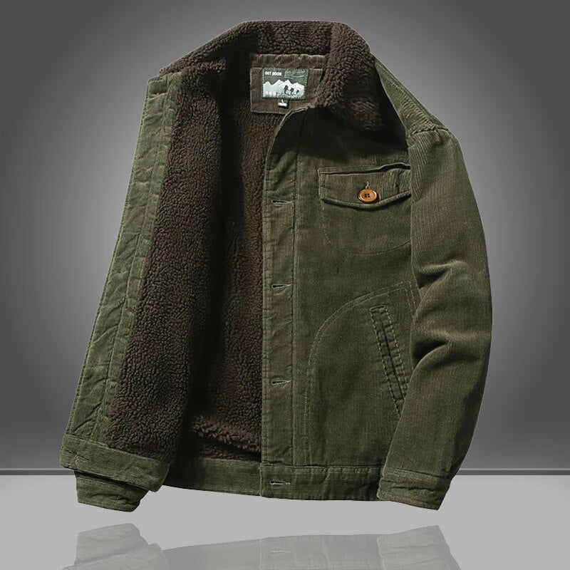 Comfy Casual Winter Coat | Button Down Jacket