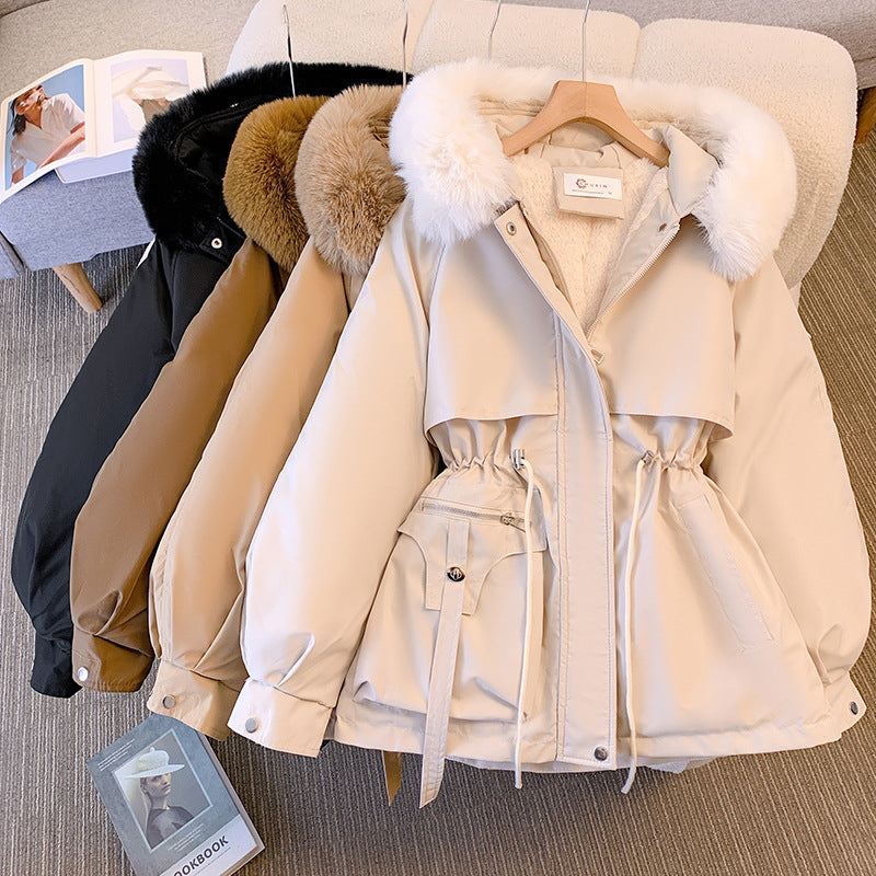 Premium Faux Fur Lined Winter Parka Coat