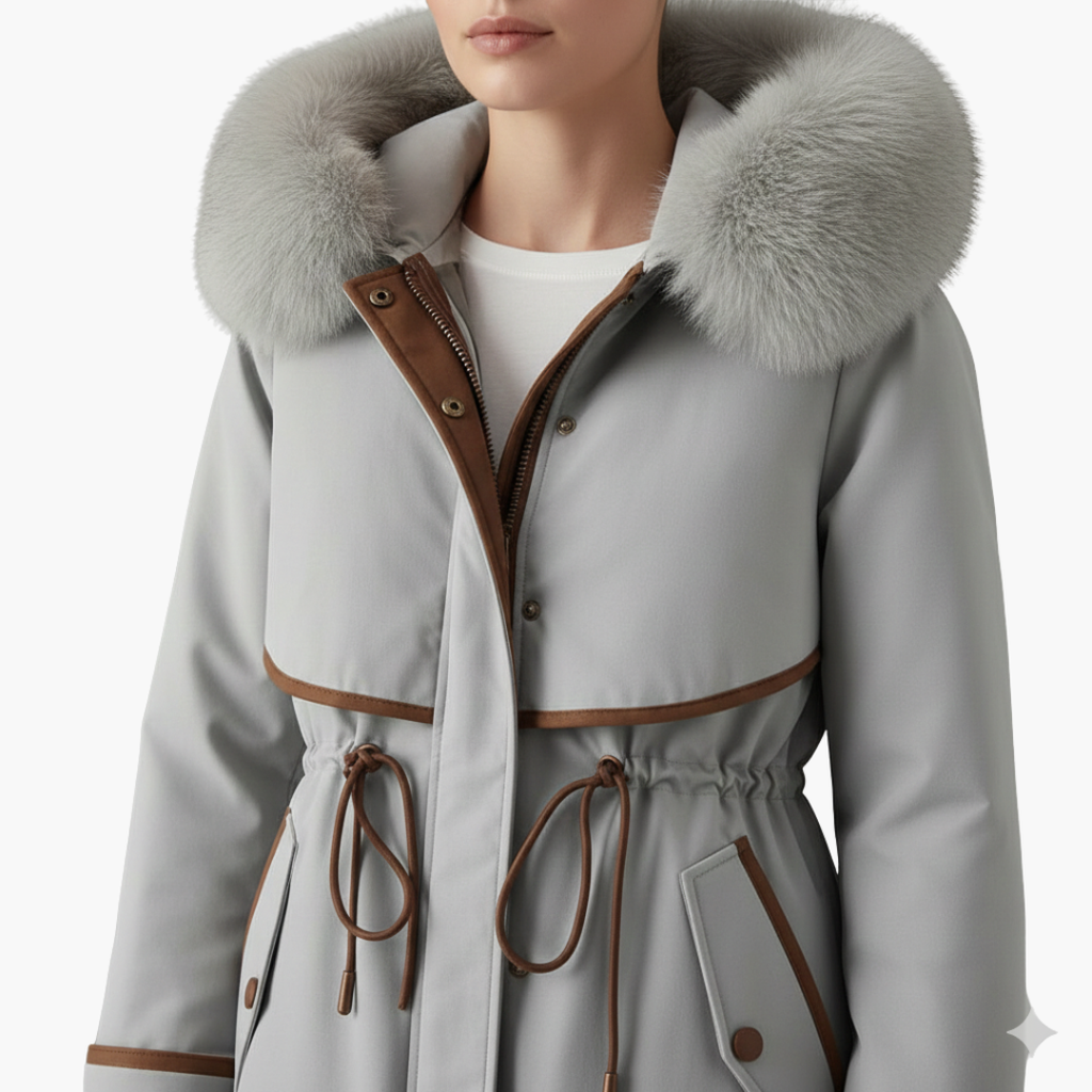 Waterproof Women's Hooded Winter Parka Coat