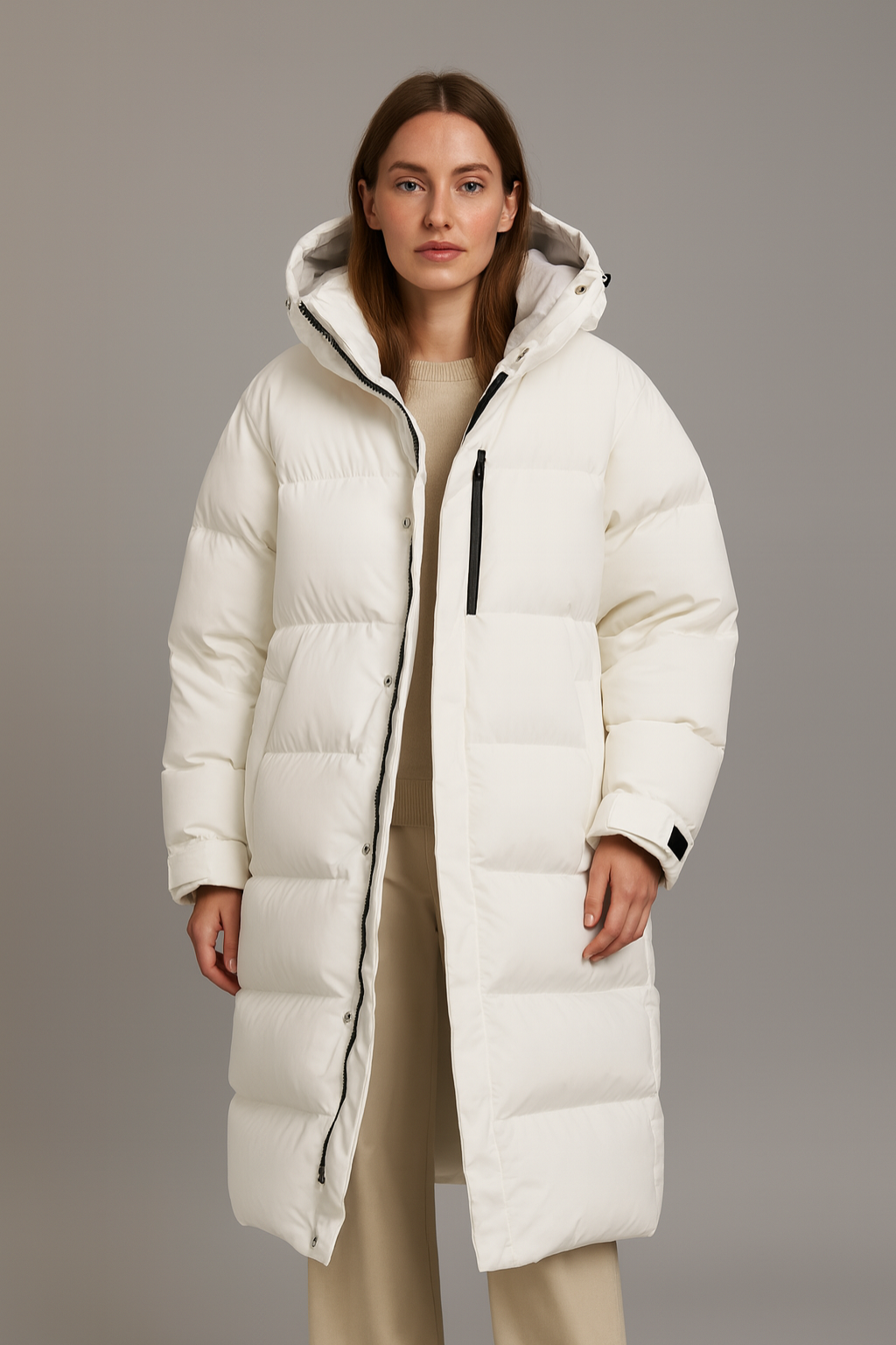 Warm Women's Down Filled Parka Jacket