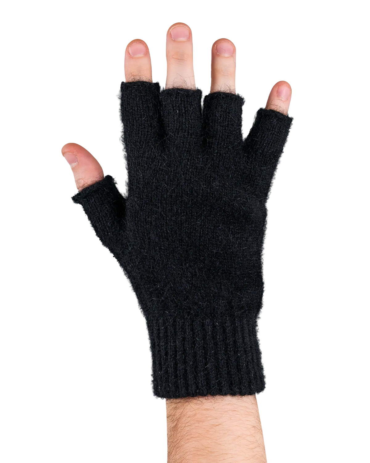 Fingerless Brushtail Possum Gloves