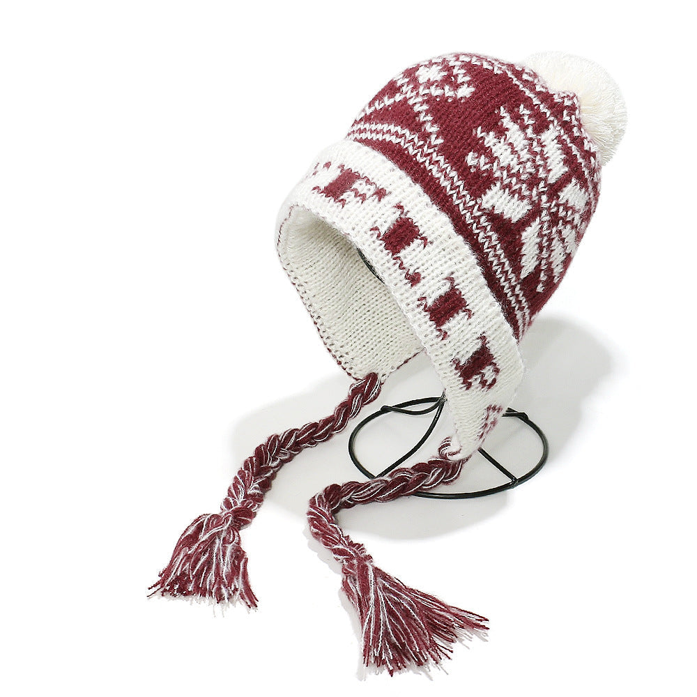 Fair Isle Ear Flap Beanie: Cozy Knit Winter Hat