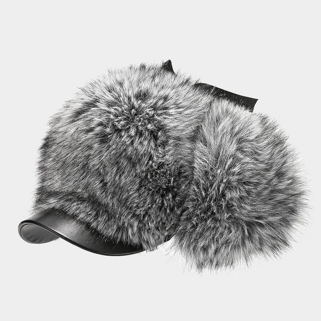 Luxury Leather Ushanka Hat - Women's Ski & Winter Style